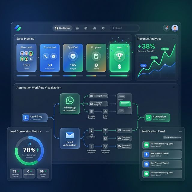 RevenuePilot CRM Dashboard